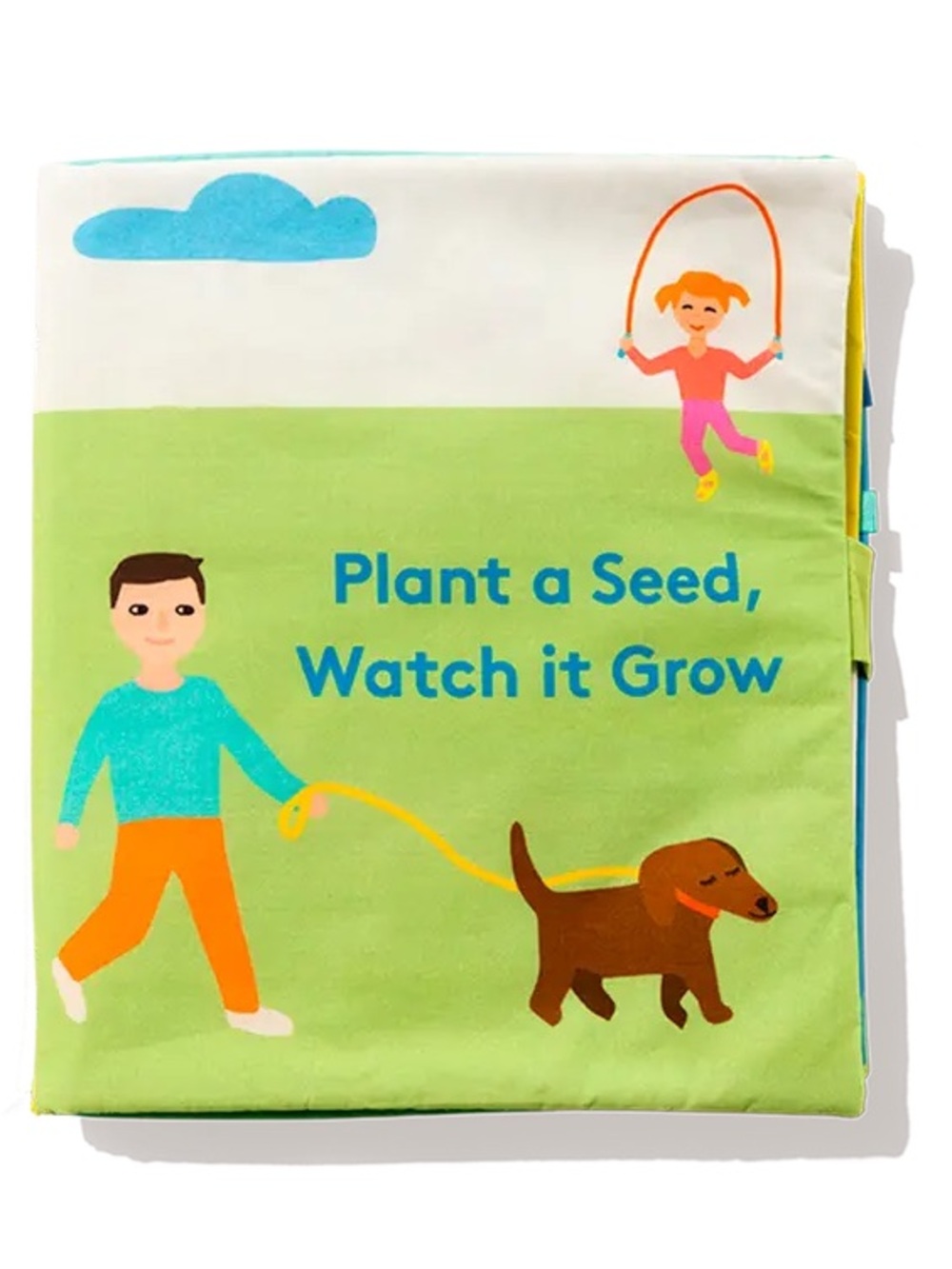 LOVEVERY Interactive Soft Fabric Kids Book - 'Plant a Seed, Watch it Grow'